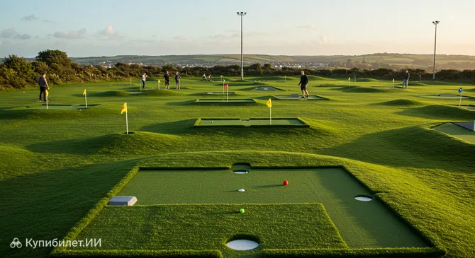 Парк футбольного гольфа в Корнуолле