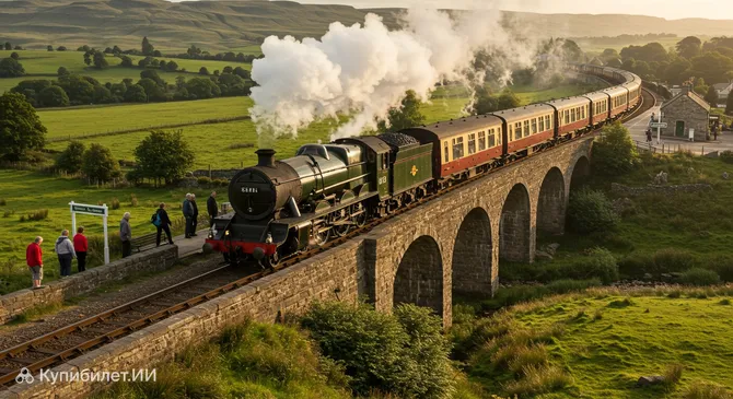 Эмбсей и Болтон-Эбби Старинная Железная Дорога