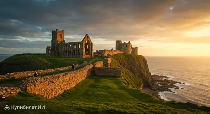Тайнмутское аббатство и замок