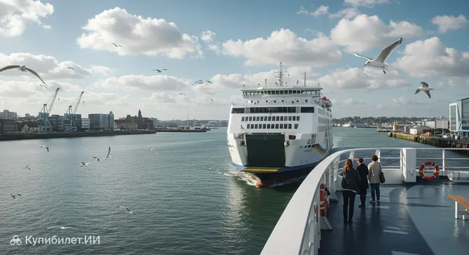 Паром для автомобилей из Саутгемптона