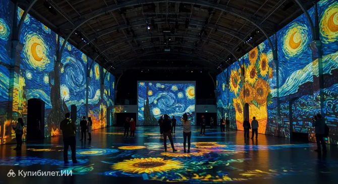 Иммерсивная выставка Ван Гога