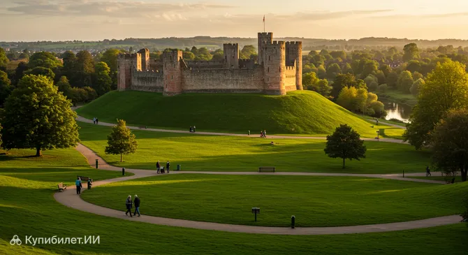 Парк у замка Тамуэрт