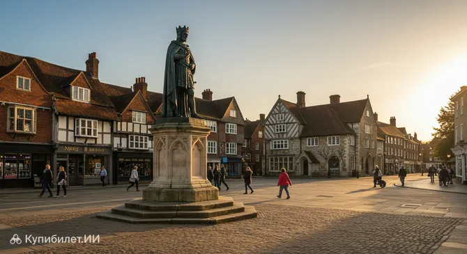 Статуя короля Альфреда Великого