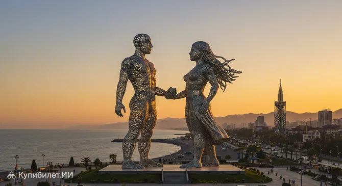 Статуя Али и Нино