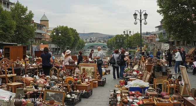 Блошиный рынок на Сухом мосту