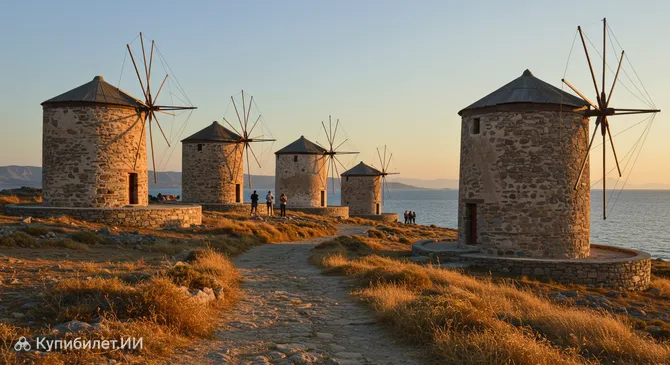 Ветряные мельницы Хиоса