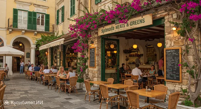 Spianada Meats & Greens