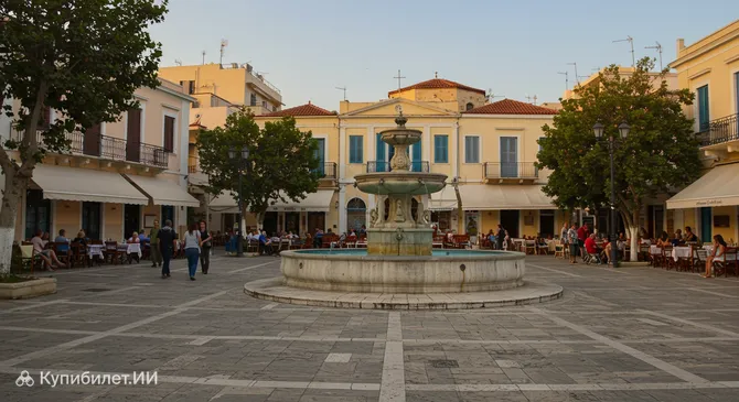 Центральная площадь Каламаты