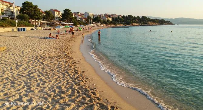 Пляж Стобреч-Юг