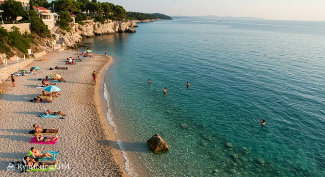 Пляж Подбриг