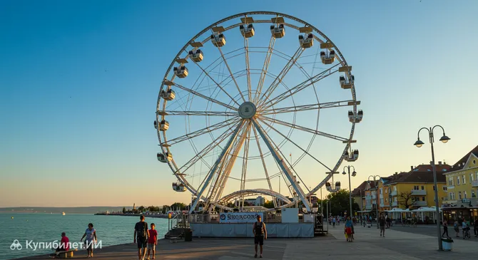 Колесо обозрения в Шиофоке