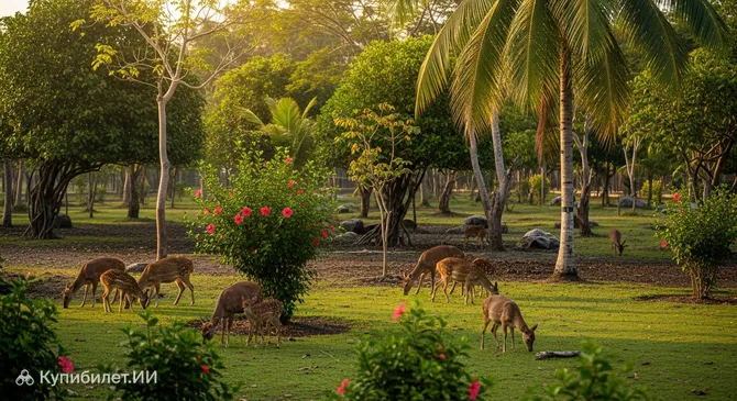 Оленья ферма Университета Лампунга