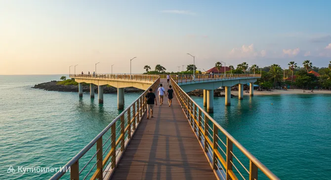 Туристический мост Пантай Бум