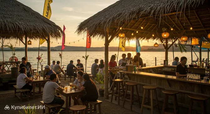 Ангкринган на берегу озера Бенгконг