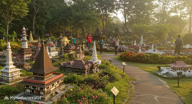 Миниатюрные дома Индонезии