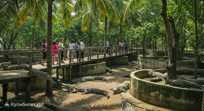 Крокодиловая ферма Асам Кумбанг