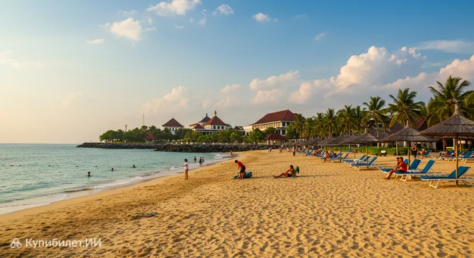 Пляж Президентского дворца Пелабуханрату