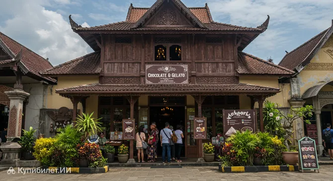 Дом шоколада и джелато Тиртодипуран