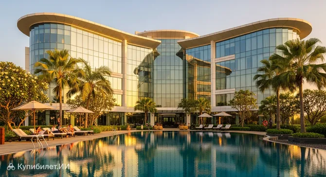 Курортный отель у аэропорта Бангалора