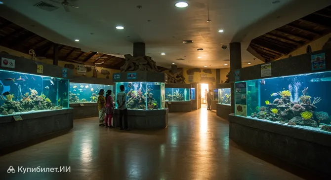 Публичный океанариум Marine World