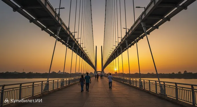 Канатный мост Дургам Черу