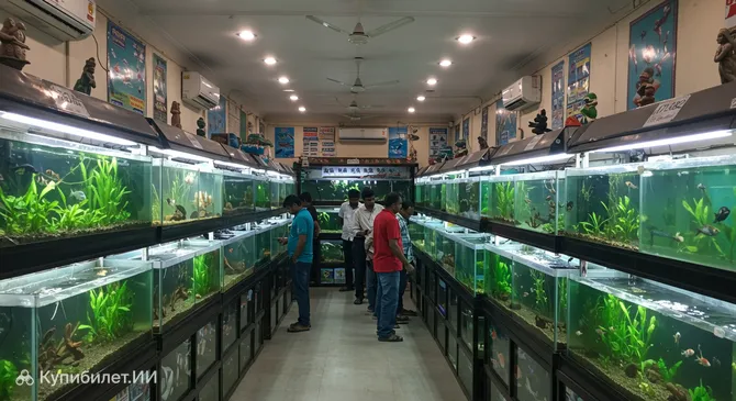 Аквариум и зоомагазин Джайпура