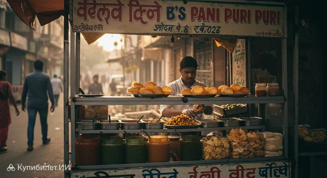 Пани-пури у Нехи Бен