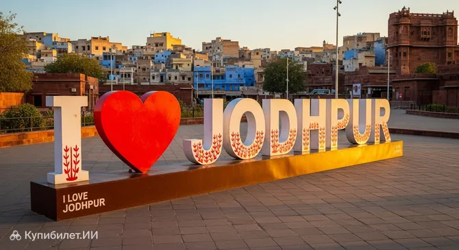 Знак «I Love Jodhpur»