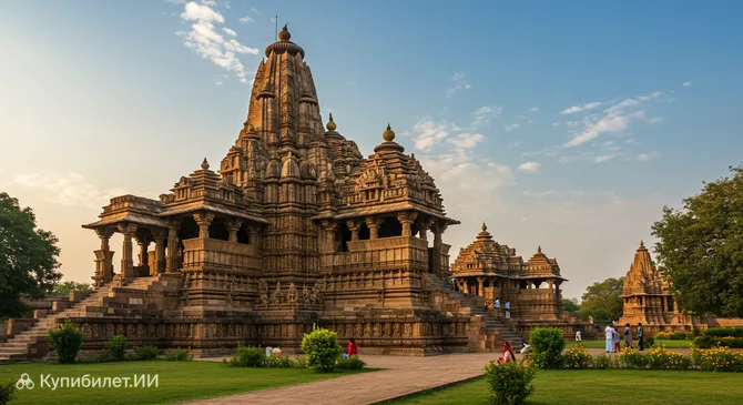 Западная группа храмов Кхаджурахо
