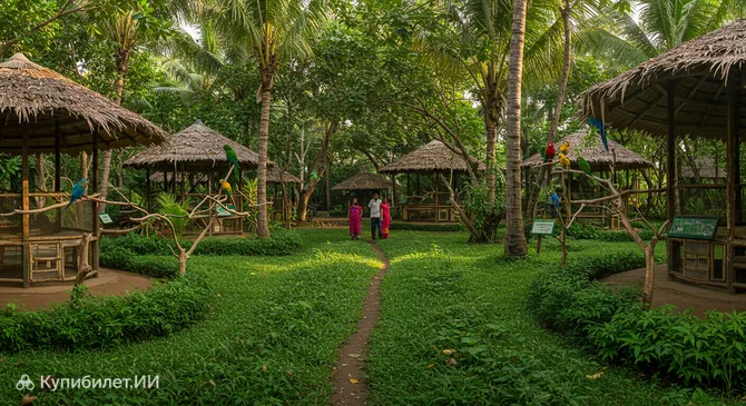 Парк экзотических птиц острова Додо