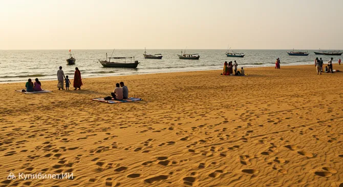 Пляж Чоупатти в Веравале
