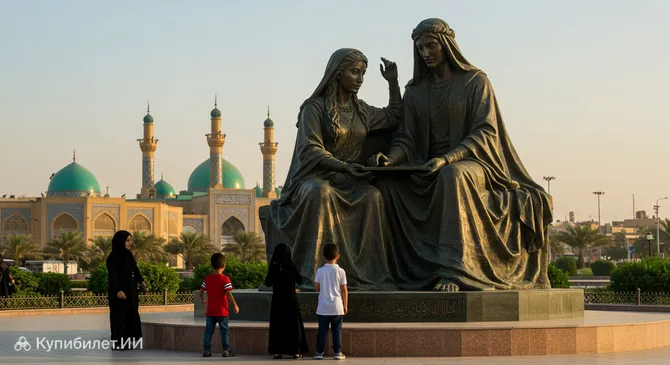 Памятник Шахерезаде и Шахрияру