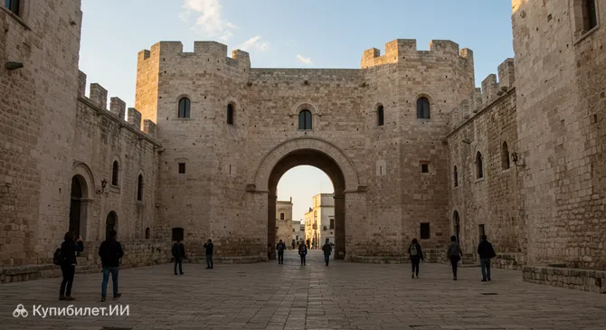 Замок Швабов в Бари