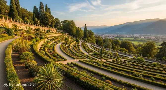 Ботанический сад Бергамо, секция Астино
