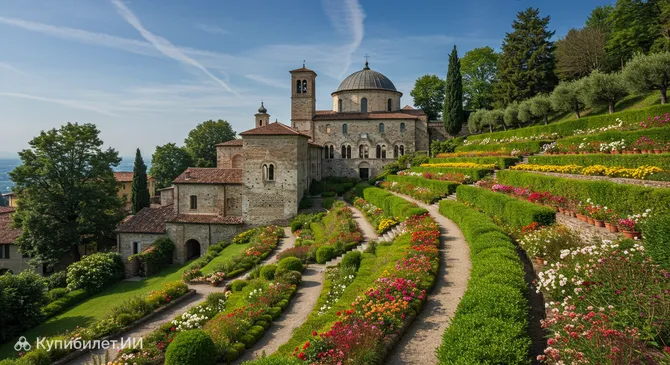 Ботанический сад Бергамо, секция Астино