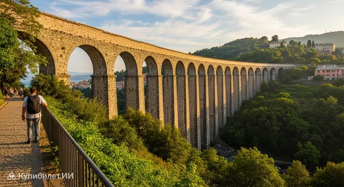 Исторический акведук Генуи
