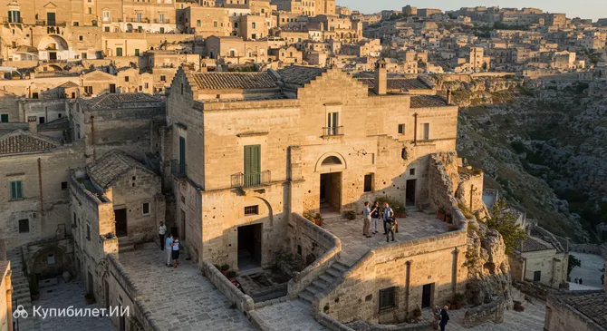 Каза Гротта в Сасси ди Матера