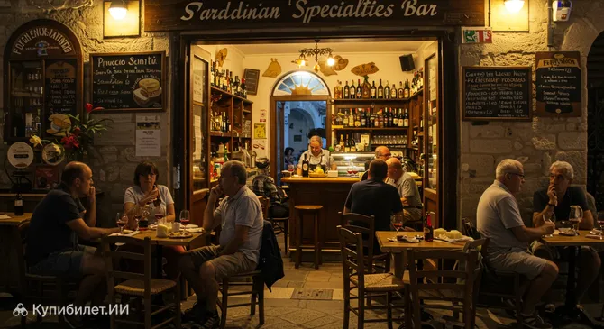 Бар сардинских деликатесов Пинуччо Шинту