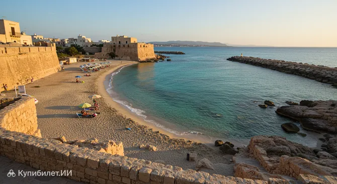 Пляж у стен Трамонтана