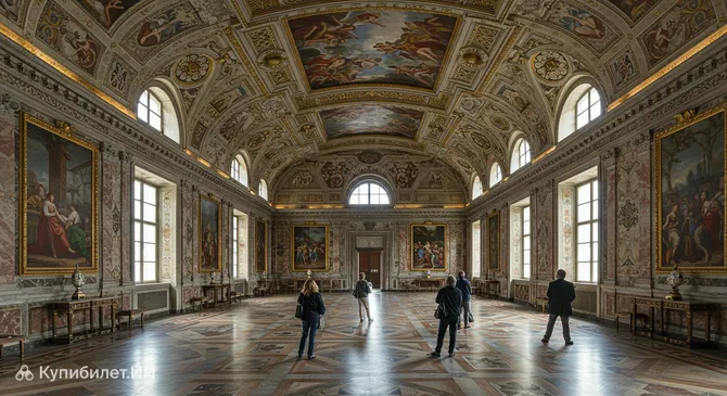 Большая галерея в Венарии Реале