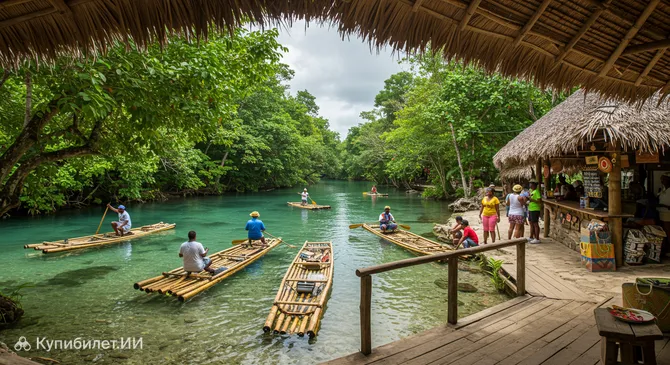 Деревня рафтинга на реке Марта Брей
