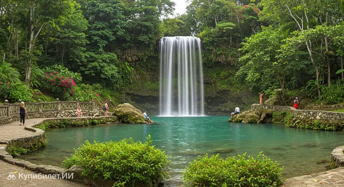 Водопады и сады Тёртл-Ривер