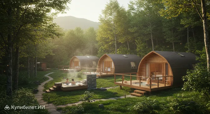 Юфуин Онсэн Глэмпинг КОМОРЕБИ