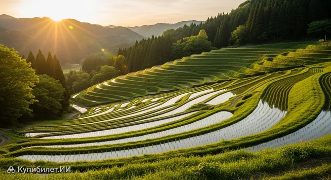 Рисовые террасы Тэрасакэ