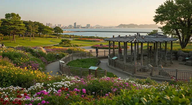 Парк у моря Уминонакамичи