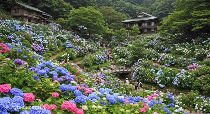 Катахара Онсэн — Деревня гортензий