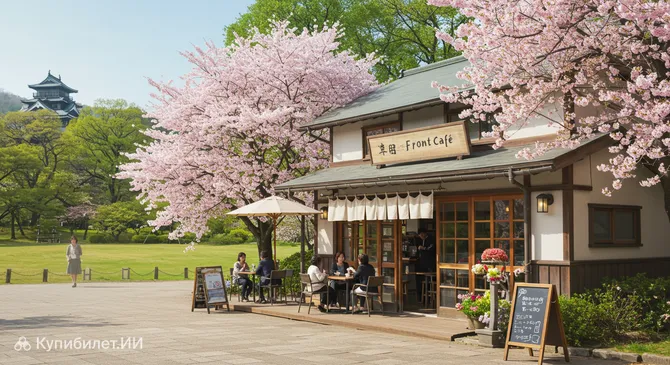 Кафе у парка Хиросаки