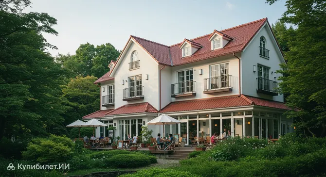 Park in Cafe Bird Tree