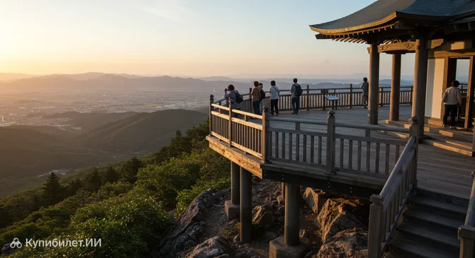 Смотровая площадка на горе Асама