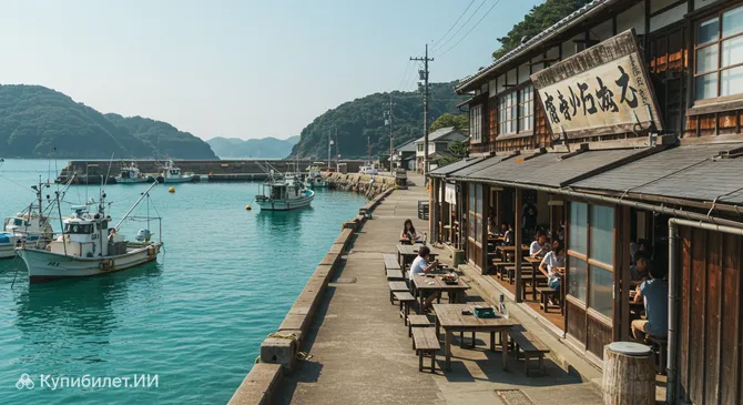 Икэсуя при рыболовецком порту Утиура